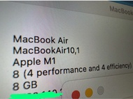 MacBook Air M1/8gb+256gb