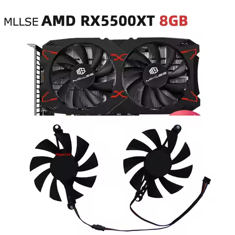 2Pcs/Set,VGA GPU Cooler,FL8015 12VB,FL801512VB,Graphics Card Fan,For AMD MLLSE RTX 3070M 8GB,For MLL