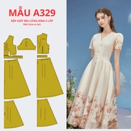 HARD PAPER PRE-CUT DRESS - CODE A329