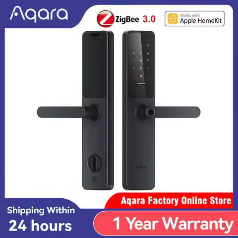 New Aqara Smart Door Lock A100 Pro Zigbee Bluetooth 5.0 NFC Card Lock Bluetooth Smart Fingerprint Un