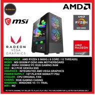 Gaming Office PC Value Desktop AMD Ryzen 5 5600G/8GB/16GB/256GB SSD/512GB SSD/RX Vega 7 Graphics/500