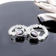 擁貓 。戒指串 療癒 高頻礦石 I 貓頭金運石 利比亞黃金隕石 I