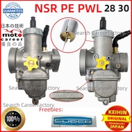 Keihin PWK28 PE 28/30mm NSR150 SP PE kup kr150 ninja with Engine Intake Adapter Carburetor HONDA TMX
