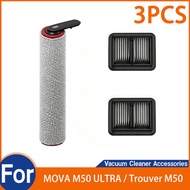 For MOVA M50 ULTRA / Trouver M50 Ultra Vacuum Main Roller Brush HEPA Filter Replacement Accessories（