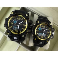SPECIAL CASI0 G... SHOCK_ DUAL TIME RUBBER STRAP WATCH SET FOR COUPLES