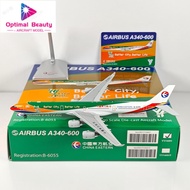YY Wings 1: 400 China Eastern Airlines A340-600 B-6055 Shibo Alloy Aircraft Model