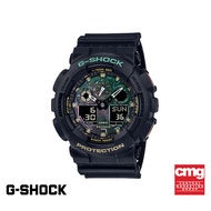 CASIO นาฬิกาข้อมือผู้ชาย G-SHOCK YOUTH รุ่น GA-100RC-1ADR วัสดุเรซิ่น สีดำ