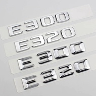 3d ABS Chrome Letters For Car Mercedes E43 E63 AMG E200 E220 E260 E300 E320 W213 W212 Logo Sticker T