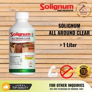 Solignum All Around Clear | Wood Preservatives for Wood Boring Insects, Termites/Anay) 1 Liter