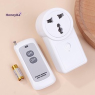 honeybee1 EU 433 Mhz Wireless Remote Control AC220V-240A 10A German Smart Socket And Rf Universal Pl