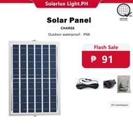 Solar light panel solar lamp panel for flood/Ceiling/Street silicon panel Outdoor Waterproof 6V/9V