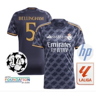 Mens Away Authentic Jersey 23/24 Bellingham 5  Top quality men's football jersey S-4 XL