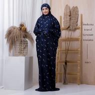Mukena travel terusan rayon bali dewasa motif rosiana mukena pocong mukena lajuran traveling