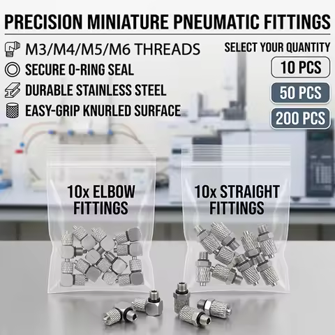 Mini Pneumatic Pipe Connector PC PL Screw Through Quick Fitting Fast Twist Joint ,Male Thread M3 M4 