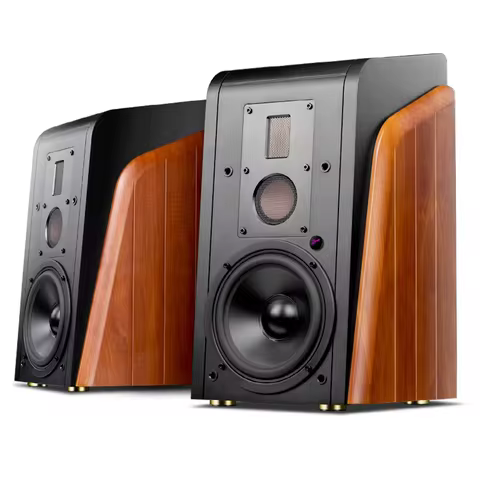 A-786 HIVI M300MKII Three-Way Active Bookshelf Speaker Bluetooth 2.0 TV Living Room Stereo Speaker