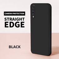 For Samsung Galaxy A50 A50s A30s Phone Case Carema Protection Straight Square Edge Silicone Shockproof Phone Casing Soft Square Cover For Samsung A50 Case