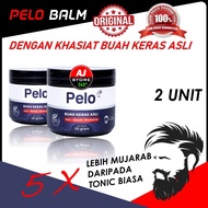PELO - BALM BUAH KERAS ASLI ORIGINAL PELEBAT RAMBUT DAN JAMBANG ORIGINAL - SHAMPOO HAIR TREATMENT - 