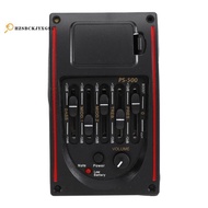5-Band Tone Controls EQ Equalizer Tuner PS-500 5-Band Acoustic Guitar EQ Preamp Equalizer Pickup Aco
