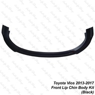 Toyota Vios 2013-2020 Bumper Front Lip Chin Body Kit (Black)