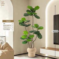 ต้นไม้เทียม Banyan Tree ใบไม้เทียม ตกแต่งห้องนั่งเล่น ตกแต่งภายใน ต้นไม้เทียมขนาดใหญ่ ตกแต่งบ้าน ไม้