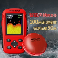 [Portable] Fish Finder Echo Depth Detector High-Definition Color Screen Visual Sonar Wired Fish Find