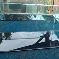 promo aquarium 100x50x50 8mm aquarium kaca polos aquarium arwana