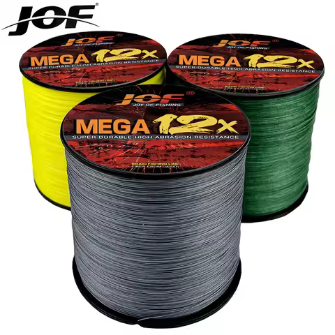 JOF X12 Braided PE Lines 300m-500M Fishing Line Super Powered Braided Line Diameter:0.16-0.55mm Stre