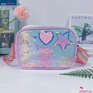 Kid’s Cute Crossbody Bag Sparkling Sequins Gradient Color Little Princess Sling Bag AC-056 AC-073