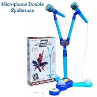 Mainan Super Voice Microphone - Mainan Microphone Satu Tiang - Mainan Microphone Dua Tiang