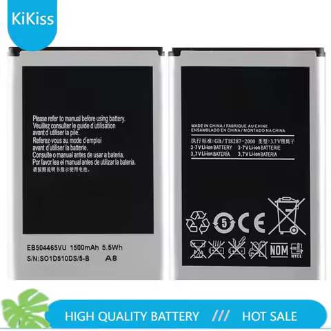 1500mAh Battery EB504465VU For Samsung i8910 B7330 B7620 B7300 i5800 i5801 i8320 i8700 GT-S8500 S853