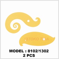 Fashion Pattern Ruler / French Curves Ruler - Model 8102/1302 (2 Pcs)