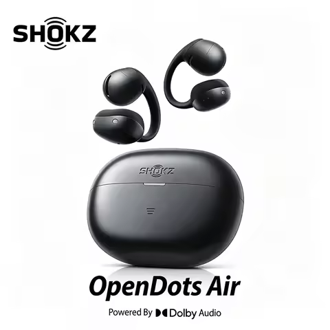 SHOKZ E210 Open-Ear Clip-On Earbuds OpenDots Air Bluetooth 6.1 Sport Earphones Touch Controls IP55 3