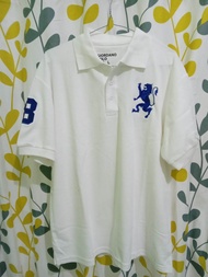 kaos polo giordano pria white putih