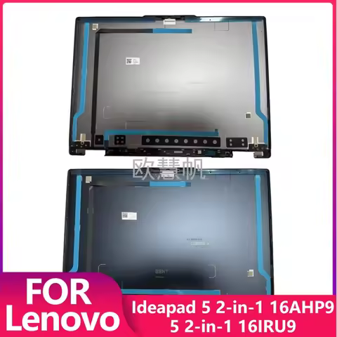T New for Lenovo Ideapad 5 2-in-1 16AHP9 16IRU9 Laptop Lcd Back Cover Rear Lid IPS Gray Blue Metal 5