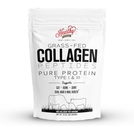 Collagen Powder - 18g Protein - Pure Halal Collagen Peptides Grass Fed Organic Hydrolyzed Powder | T