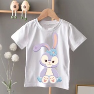 GIRL TSHIRT KIDS stellalou rabbit 卡通星黛露芭蕾兔子小孩t恤 cotton kid cloth children shirt baju t shirt budak p