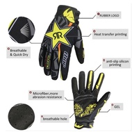Rockstar Cross Country Motorcycling Gloves for Mountain Cycling Road Racing Gloves