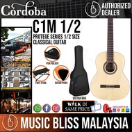 Cordoba Protege C1M 1/2 Size - Spruce Top, Mahogany Back & Sides, Entry Level Best Classical Guitar