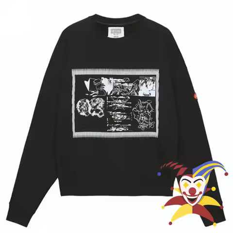 Cav empt CE Sweatshirts Men Woman PATCH CREW NECK Hoodie Vintage Coat CAV EMPT Crewneck