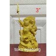 Statue of the god naca / nacha / na ca / locia - wood - 3 inch / 7 cm - gl - Naga