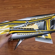 [ẤN TƯỢNG] Trang trí xe như mới bộ tem Sirius RC vàng đen mẫu mới toanh OX40-VD98   linh phụ kiện xe