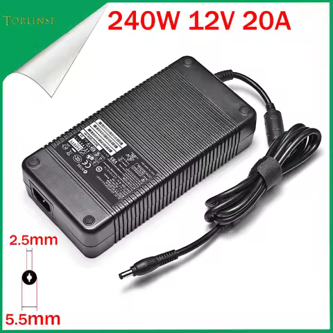 12V 20A 240W AC/DC Adapter Charger For 24Pin Pico ATX Switch Pcio PSU Car Auto Mini ITX PC High Powe