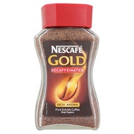 NESCAFE GOLD DECAF 100G RICH AROMA PURE SOLUBLE COFFEE