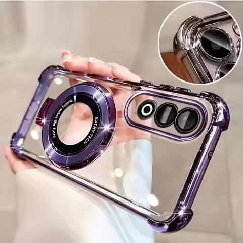 Vivo V70 FE Plating Holder Stand Phone Case For Vivo V70 FE 5G V70FE Luxury Shockproof Silicone Soft