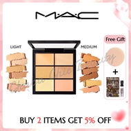 Ship Now Mac Studio Six-Color Concealer Repair Cream Palette 6g Light Medium