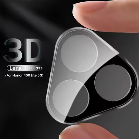3-1Pcs 3D Curved Camera Protector Case For Honor 400 Lite 5G Tempered Glass Lens Cap Honor400Lite Ho