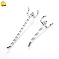 ADREE Pegboard Hooks, Silver Display Hooks, Goods Shelf Retail Shop Peg