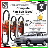 Gaido Fan Belt Toyota Unser 1.8 KF80 Air Cond Alternator Power Steering 2355 3360 3395 Serpentine Be