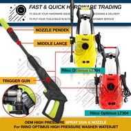 SHORT SPRAY GUN & NOZZLE RIINO OPTIMUS LT304 DEFENDER HIGH PRESSURE WASHER WATERJET CLEANER TSUNAMI 