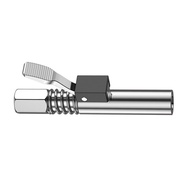12000 PSI Gr-Ease Tool Co-upler Heavy-Duty Quick Lock And Release Double Handle Stainless Steel NPTI